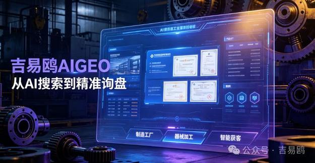 吉易鸥aigeo赋能制造业与器械工厂，抢占AI时代B端获客新赛道